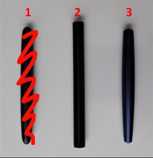 Aluminium fountain pens #6 nibs