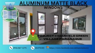 Aluminum Matte Black Windows & Doors