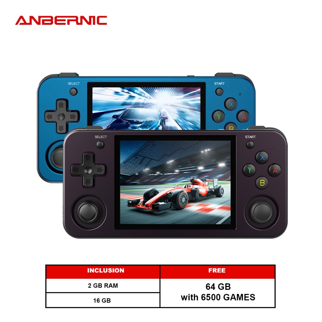 ANBERNIC RG353V Game Console 32GB Android 16GB Linux 256GB TF Card