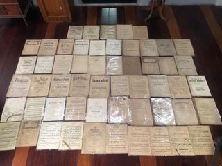 Antique Foreign Music Sheets