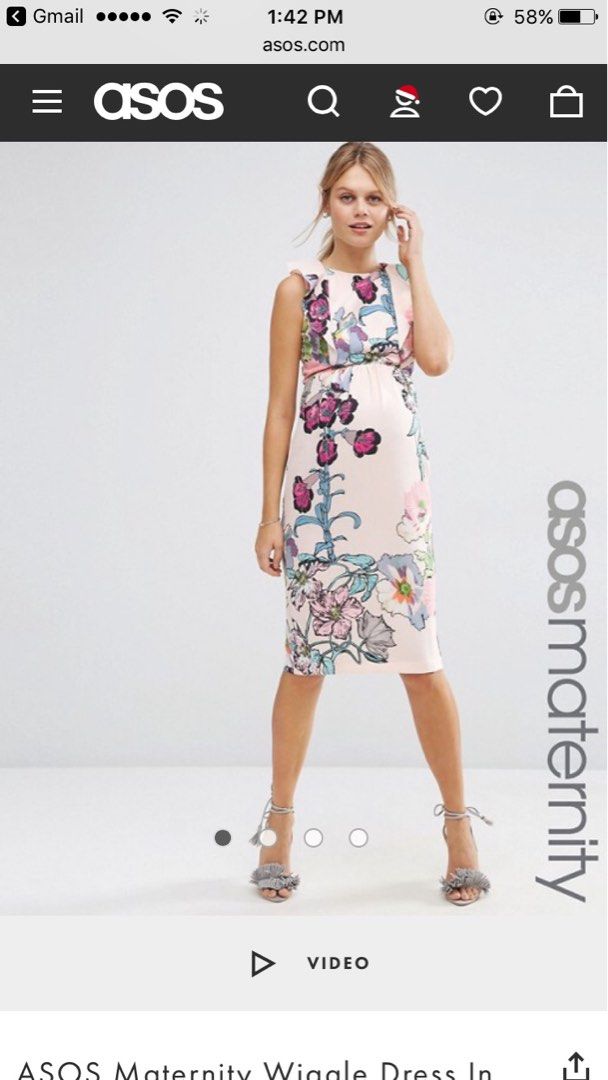 Maternity wiggle dress clearance