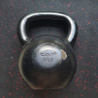 Assorted kettlebells