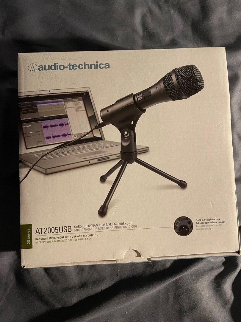 Audio Technica AT2005 usb/XLR, Audio, Microphones on Carousell