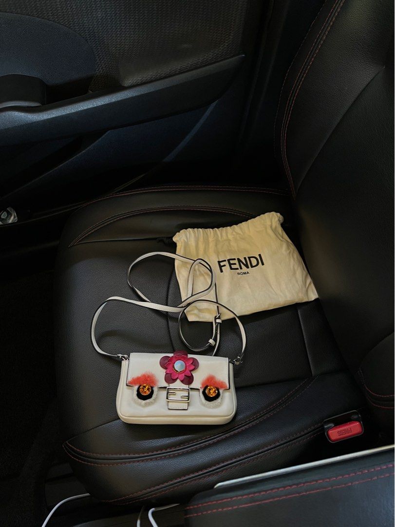 Authentic Fendi Micro Baguette (Category: Luxury Bags & Wallets) located in Binalonan. Submitted by sheenaluxarchive (Listing ID 1229859710, Image 1). Description: Cheapest micro baguette here at carou Authentic No flaws.