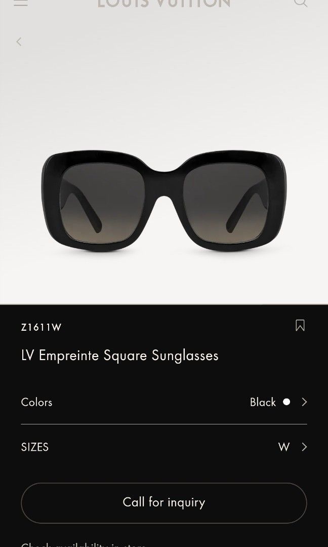 Authentic Preloved LV Sunglasses (Category: Luxury Accessories) located in Manila. Submitted by concy (Listing ID 1229920756, Image 3). Description: with box bought in London.