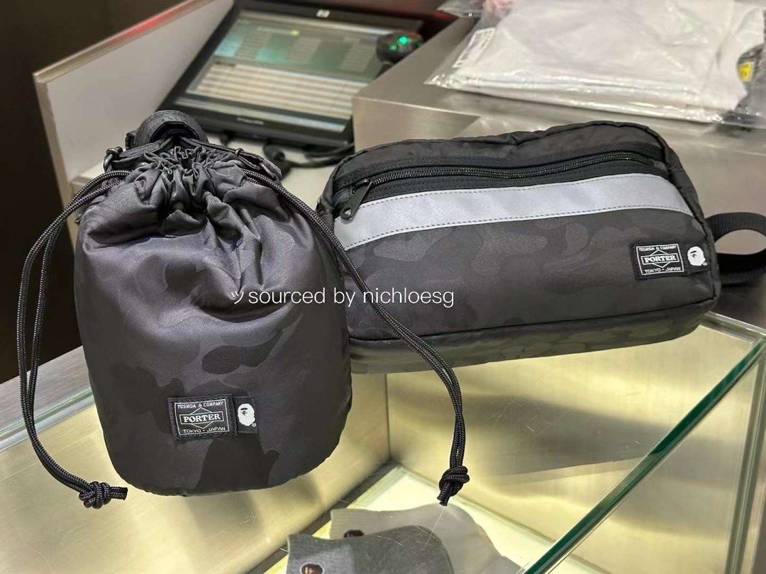 Bathing ape x porter 2way waist bag online
