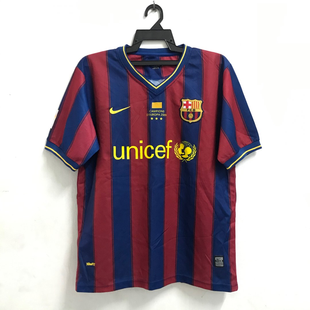 BARCELONA “RONALDINHO” JERSEY, Men's Fashion, Activewear on Carousell