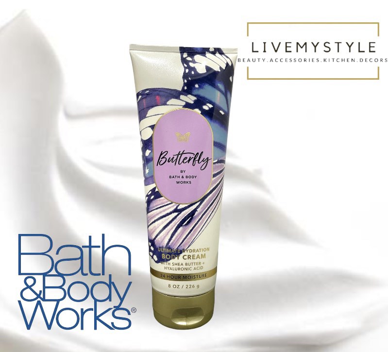 Bath & Body Works BUTTERFLY Ultimate Hydration Body Cream with Shea Butter and Hyaluronic Acid