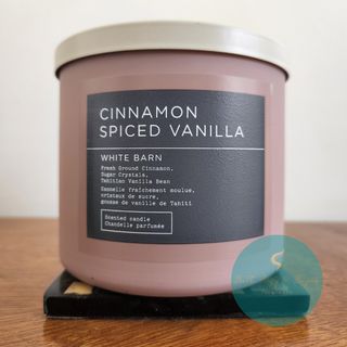 BBW [Bath & Body Works] Cinnamon Spiced Vanilla 3-wick candle