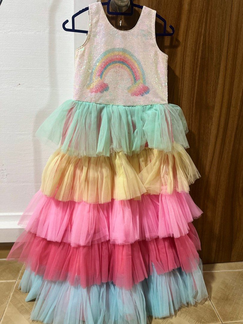 Rainbow birthday dress best sale