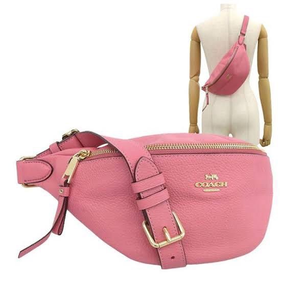 Coach belt sales bag pink