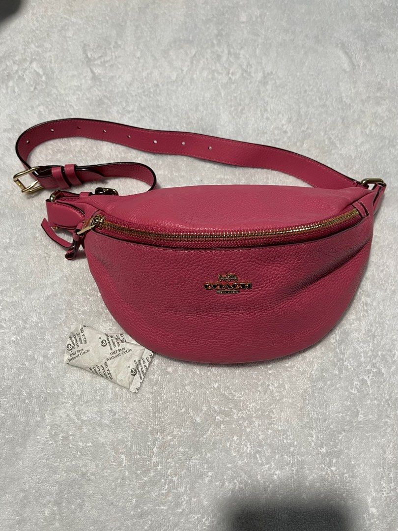Pink coach fanny pack shop