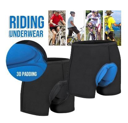 Men Women Cycling Shorts Bicycle Bike Underwear Pants With Sponge