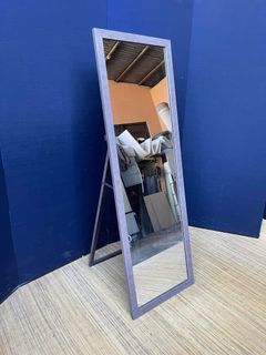 Big Mirror Stand 20”L x 60”H  Wood frame In good condition