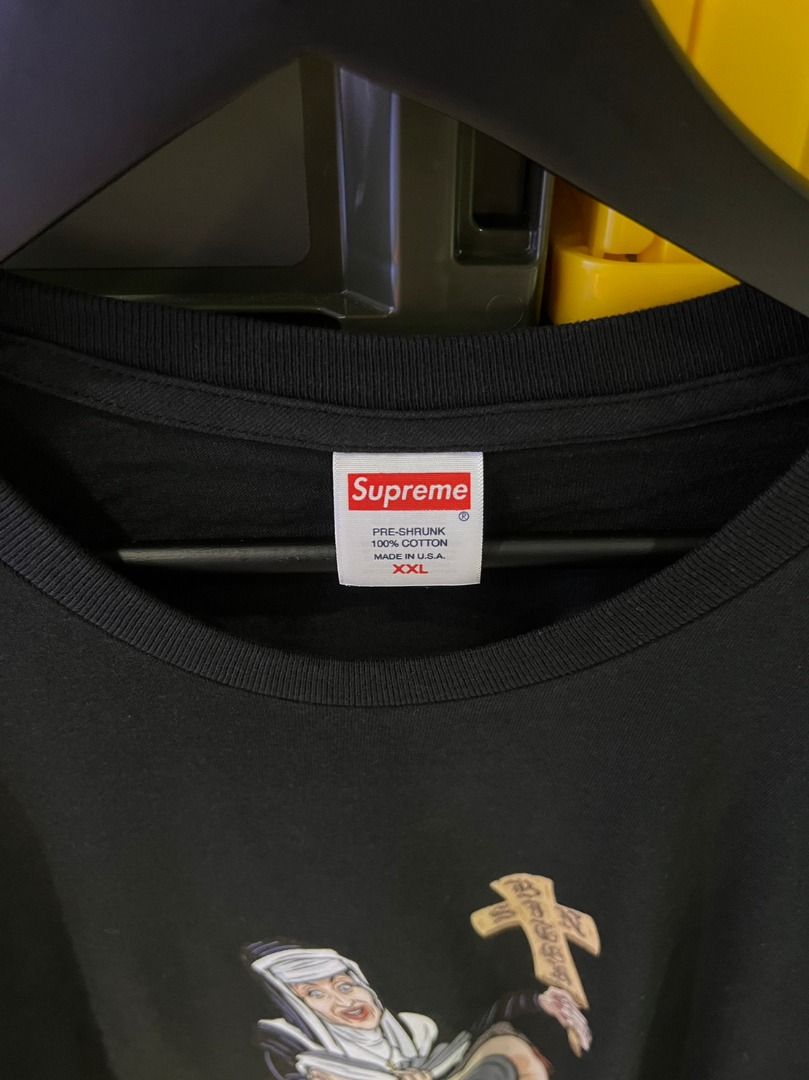 【BIG SIZE SELECT】Supreme FW22 Nuns Tee XXL 現貨2XL, 他的時尚, 上身及套裝, T恤和Polo衫