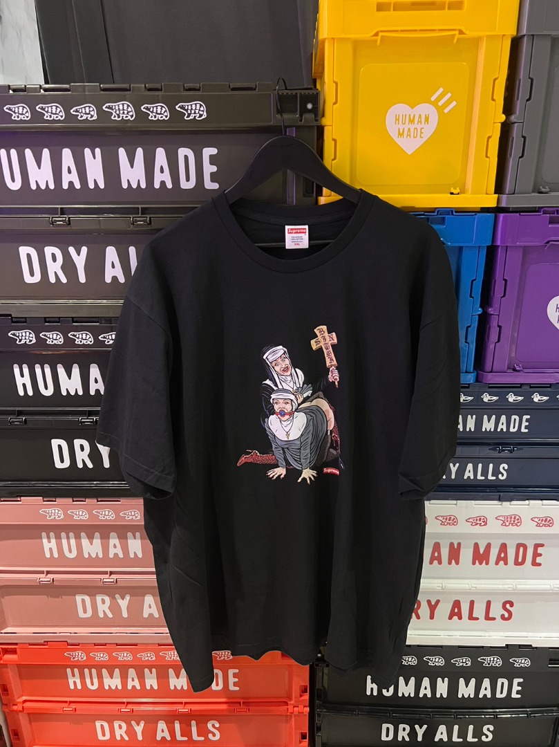 【BIG SIZE SELECT】Supreme FW22 Nuns Tee XXL 現貨2XL, 他的時尚, 上身及套裝, T恤和Polo衫