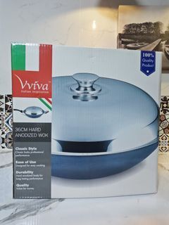 BNIB Non-sticking Hard Anodized Italian Wok