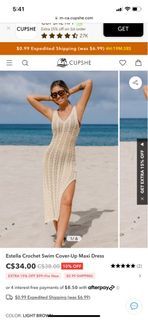 Brand new beach/swim coverup size large
