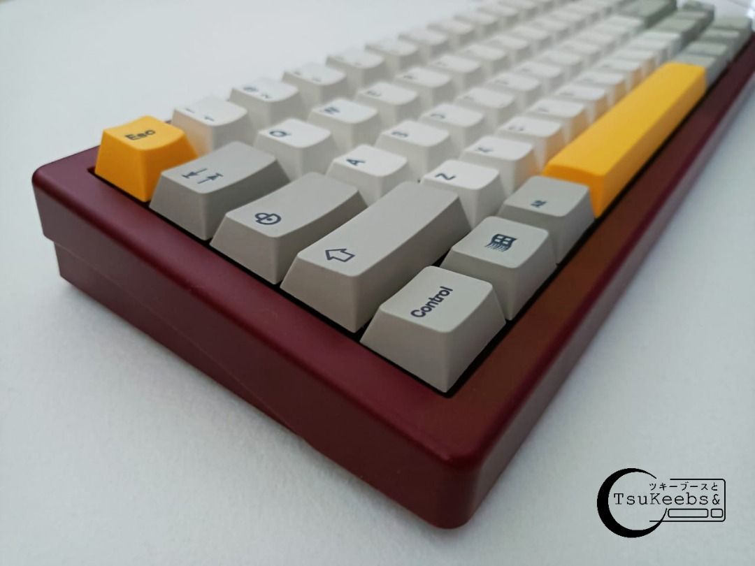 [Brand New] GMK67 with Haze Pink (Silent switch) - Retro 9009 cherry