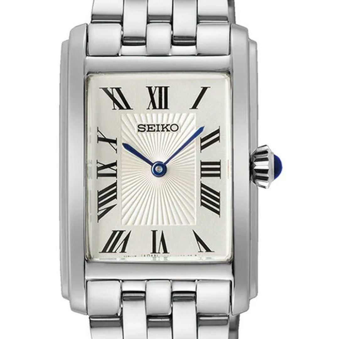 BRAND NEW SEIKO CLASSIC WHITE QUARTZ ANALOG CASUAL WATCH SWR083P1 SWR083P SWR083