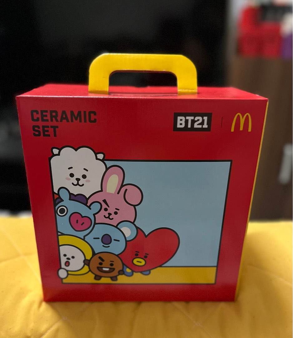 BT21 ceramic set, Hobbies & Toys, Toys & Games on Carousell
