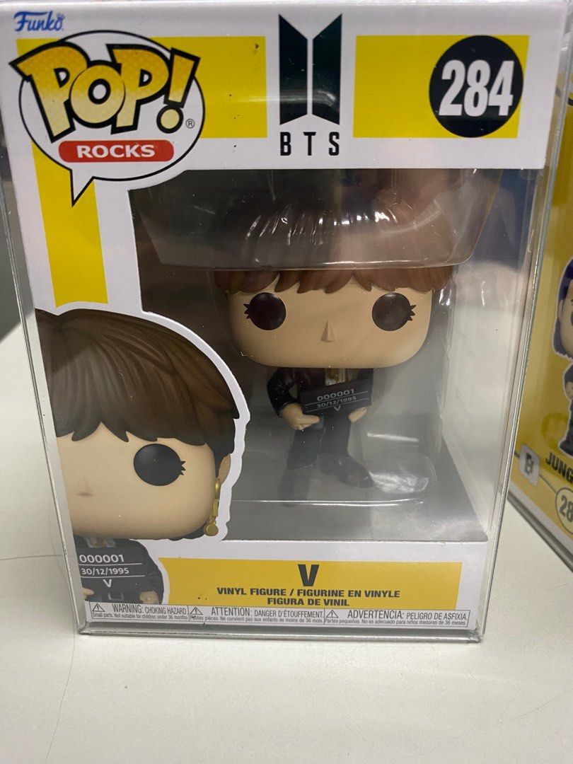 BTS FUNKO POP BUTTER V WITH BOS PROTECTOR (Category: Designer & Blind Box Toys) located in Pasig City. Submitted by ajbguinto (Listing ID 1229839693, Image 3). Description: BTS FUNKO POP BUTTER V BRAND NEW WITH BOSS PROTECTOR V - 1 PC .