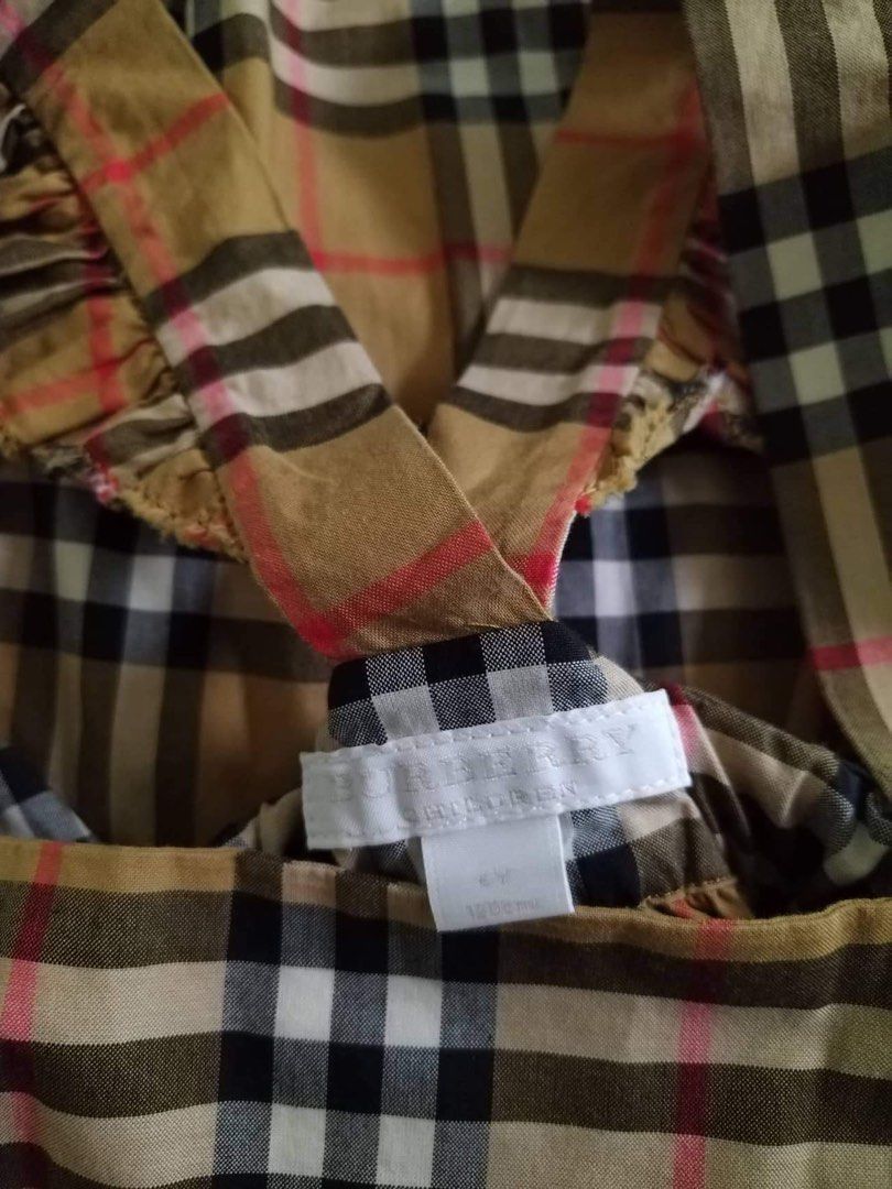 Burberry Jumper for 6 yrs.old (Category: Babies & Kids Fashion) located in Binan City. Submitted by ampvhm (Listing ID 1229871714, Image 3). Description: Authentic Burberry Jumper Dress Size 6.