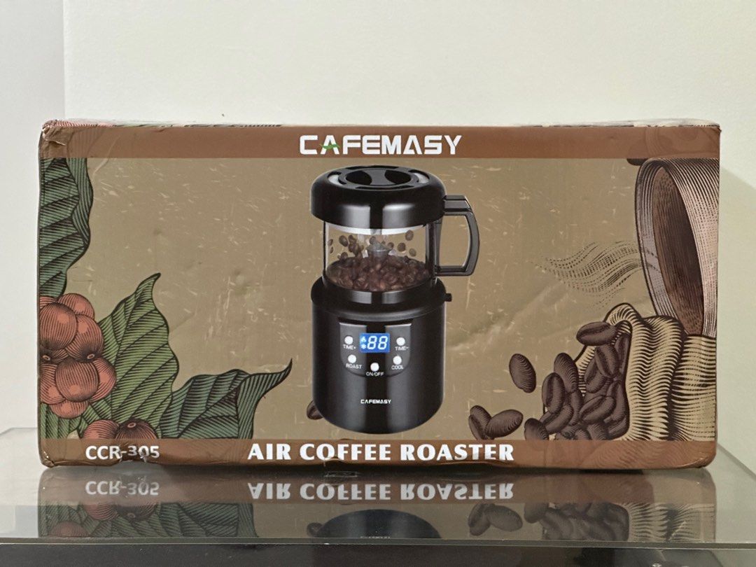 Cafemasy Air Coffee Roaster (Defective) (Category: Coffee Machines & Makers) located in Quezon City. Submitted by vault21 (Listing ID 1229982551, Image 1). Description: Selling as defective! It turns on but hot air does not work. No time to have it fixed. Selling as is. *Hot Air Coffee Roaster* Coffee roasting machine, great for coffee enthusiasts who want to roast their own coffee beans. 100g per batch, it also has a very good bean cooling stage