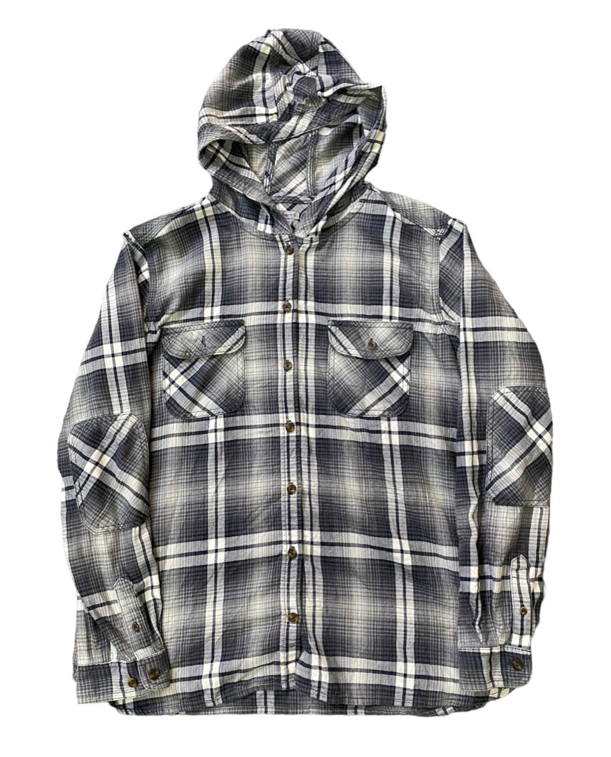 Carhartt Flannel Hoodie Men s Fashion Tops Sets Hoodies on