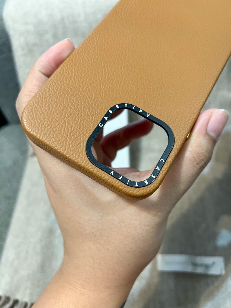 Casetify Leather case for iPhone 13 Pro Max (Magsafe), Mobile Phones