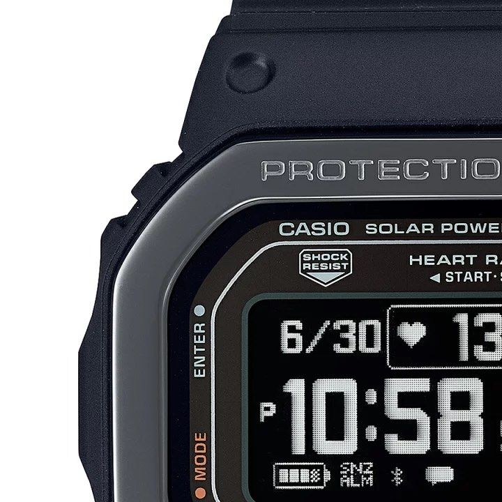 CASIO JDM日版G-SHOCK G-SQUAD 手錶DW-H5600MB-1JR , 男裝, 手錶及配件