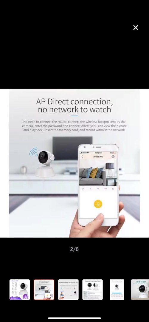 Cctv camera with memory card 64gb, Furniture & Home Living, Security