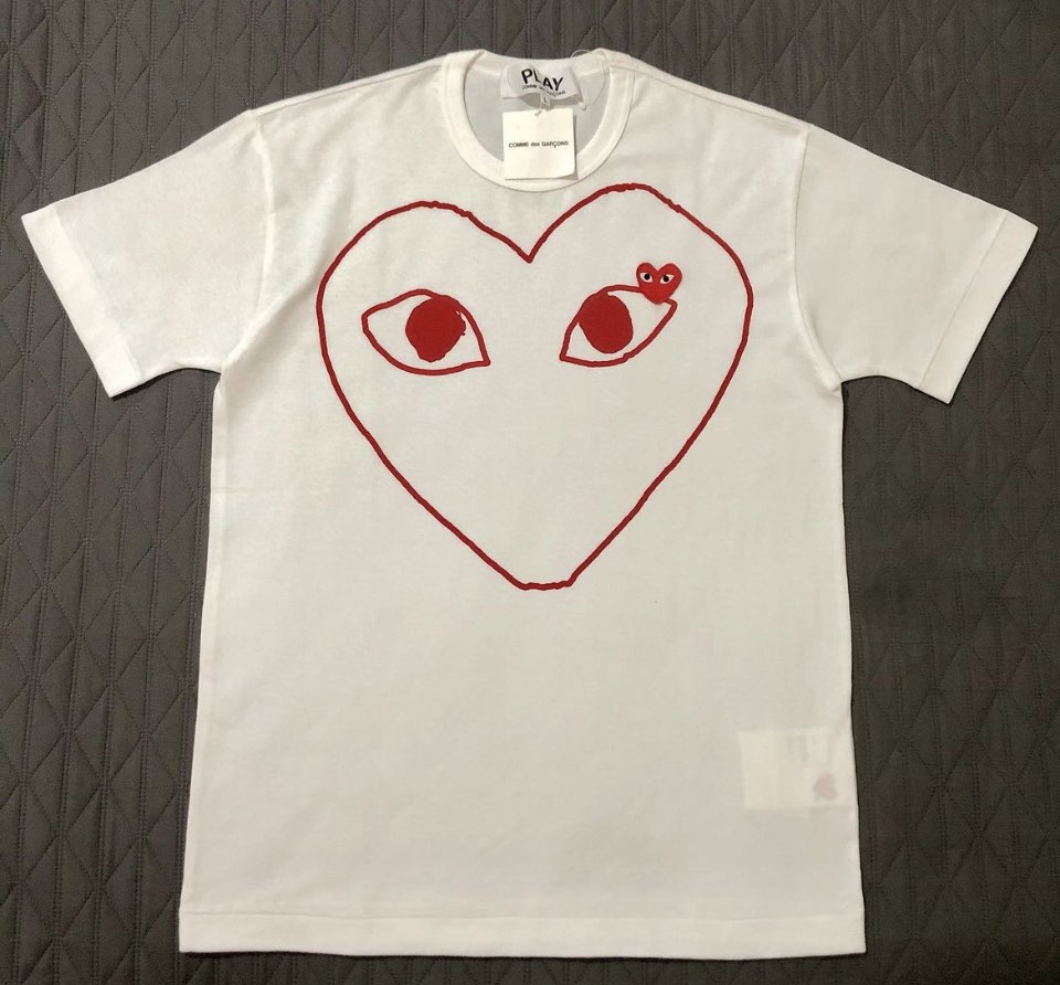 CDG Play T-shirt on Carousell