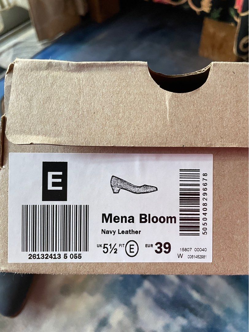Clarks mena bloom best sale navy