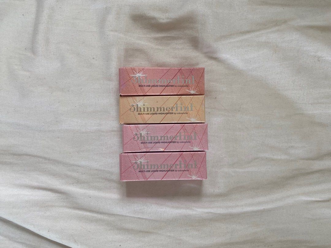 Colourette Shimmertint (Category: Makeup) located in General Trias. Submitted by randomgirl888 (Listing ID 1229889603, Image 1). Description: shades available: rose quartz - 2pcs yellow diamond - 2pcs tiger’s eye - 1pc pink amethyst - 2pcs fire opal - 1pc mop: gcash, bpi rfs: decluterring, making some space for new makeup shipping: gogo express, mr. speedy.