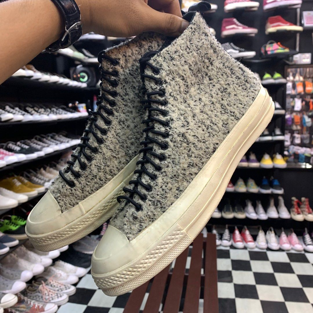 Unisex boucle wool deals chuck 70 high top