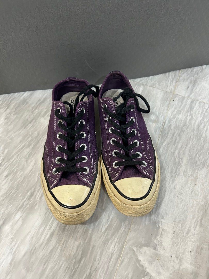 Purple chuck taylor clearance converse