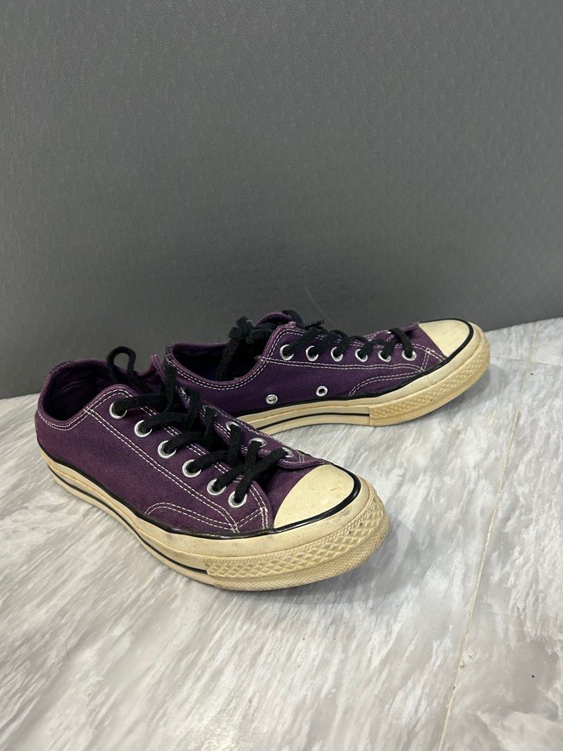 Low top purple converse shop