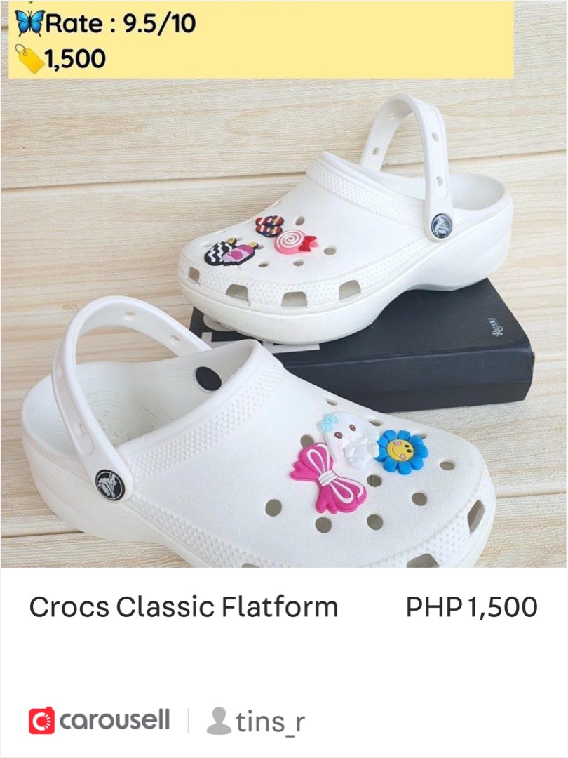 flatform crocs