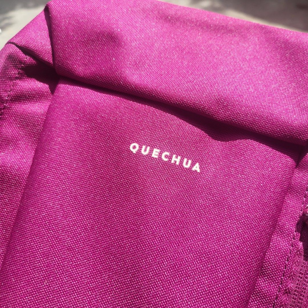 Decathlon Quechua NH Arpenaz 10L (Dark Purple/Fuchsia) on Carousell