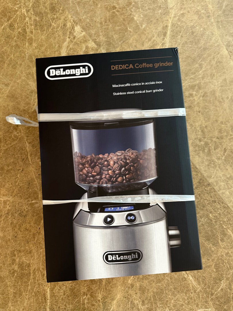 Delonghi DEDICA Coffee grinder KG521.M 咖啡研磨器 / 磨豆機, 家庭電器, 廚房電器, 咖啡機及咖啡壺