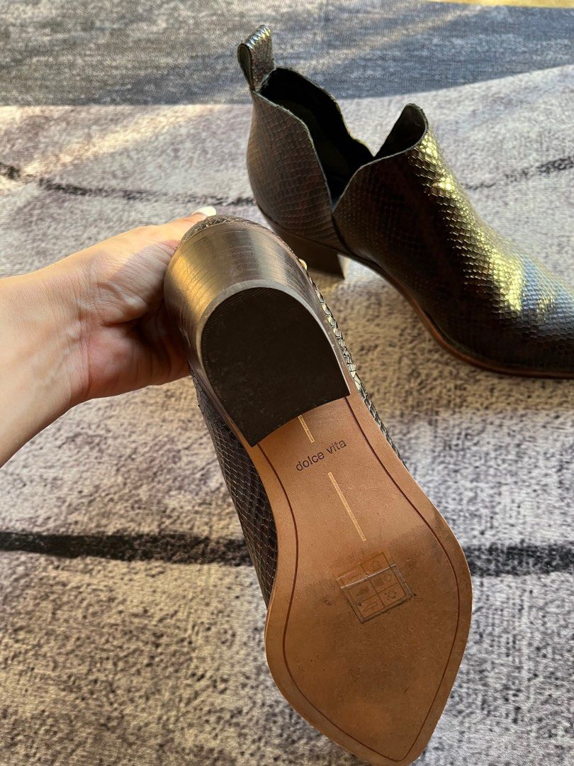 Dolce vita sonni block heel booties best sale