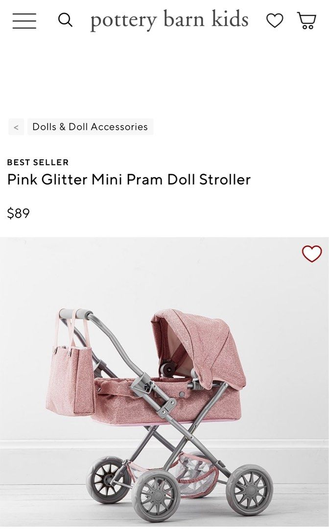 Doll Stroller from Pottery Barn Kids Hobbies Toys Toys Games