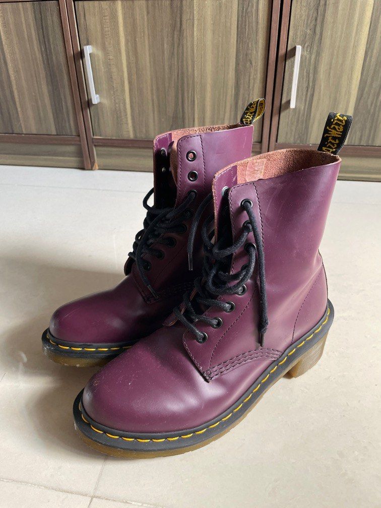 Purple dr martens size 5 new arrivals