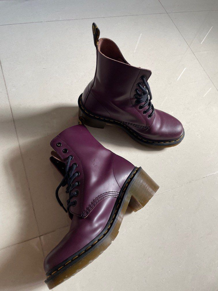 Purple dr martens size 5 online