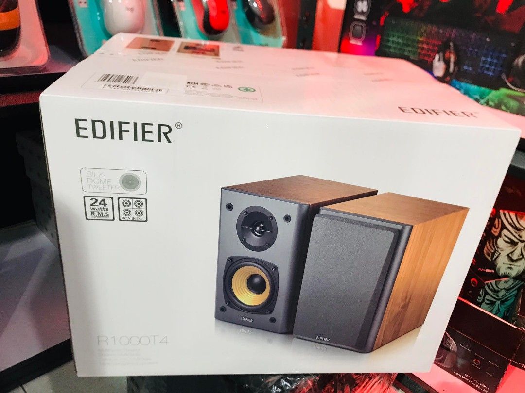 Edifier R1000T4 Multimedia Bookshelf Speaker Brown