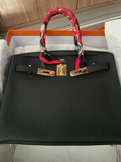 Hermes Lindy 30 Bleu Atoll, Luxury, Bags & Wallets on Carousell