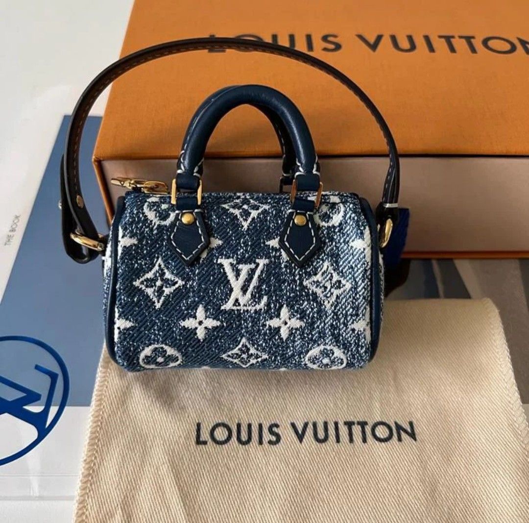 Shop Louis Vuitton MONOGRAM 2022 SS Micro speedy denim bag charm (M00546)  by Kanade_Japan
