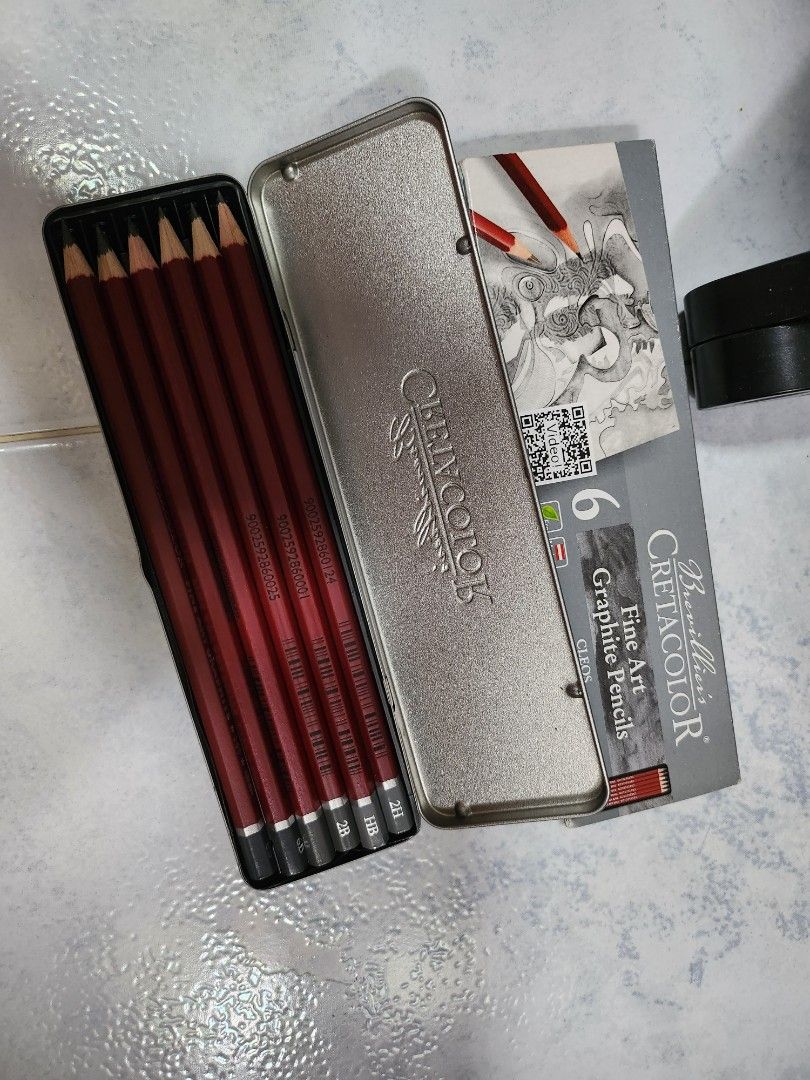 Fine art graphite Pencils, Hobbies & Toys, Stationery & Craft
