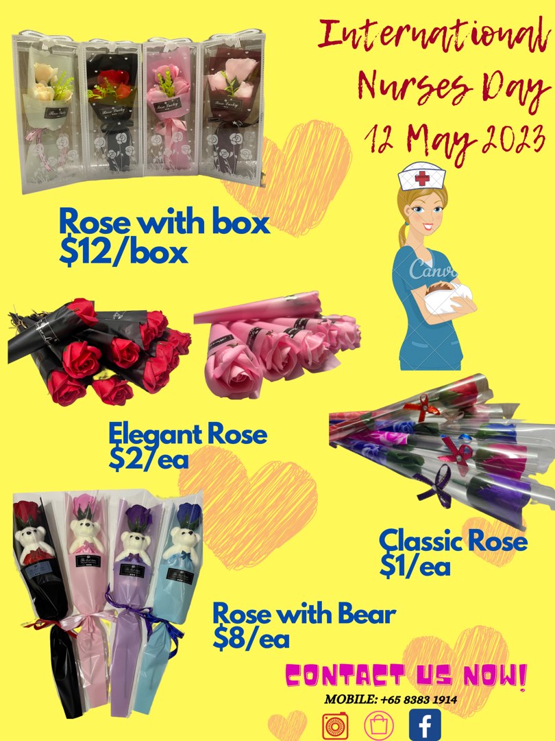 Flowers/roses for the nurses dagy/your lovely mother day, Furniture